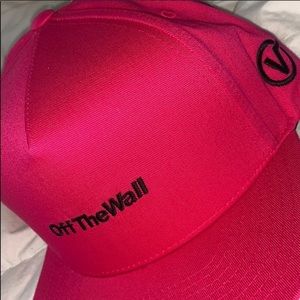 Pink Snap back Hat Vans
